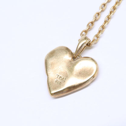 TEN テン 【美品】neg-0064 925 ハートシルフィウム ネックレス