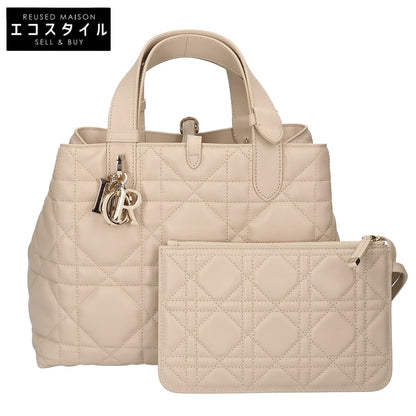 Christian Dior クリスチャンディオール 新品同様 M2821 Dior Toujours マクロカナージュ カーフスキン ミディアム ハンドバッグ