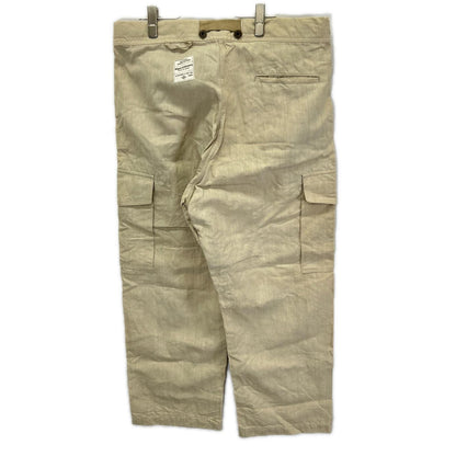 NIGEL CABOURN ナイジェルケーボン 8040ー00ー50007 リネン ワイドカーゴパンツ ボトムス