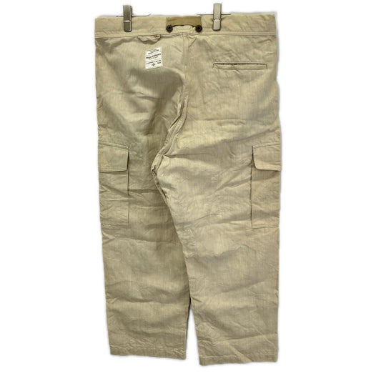 NIGEL CABOURN ナイジェルケーボン 8040ー00ー50007 リネン ワイドカーゴパンツ ボトムス