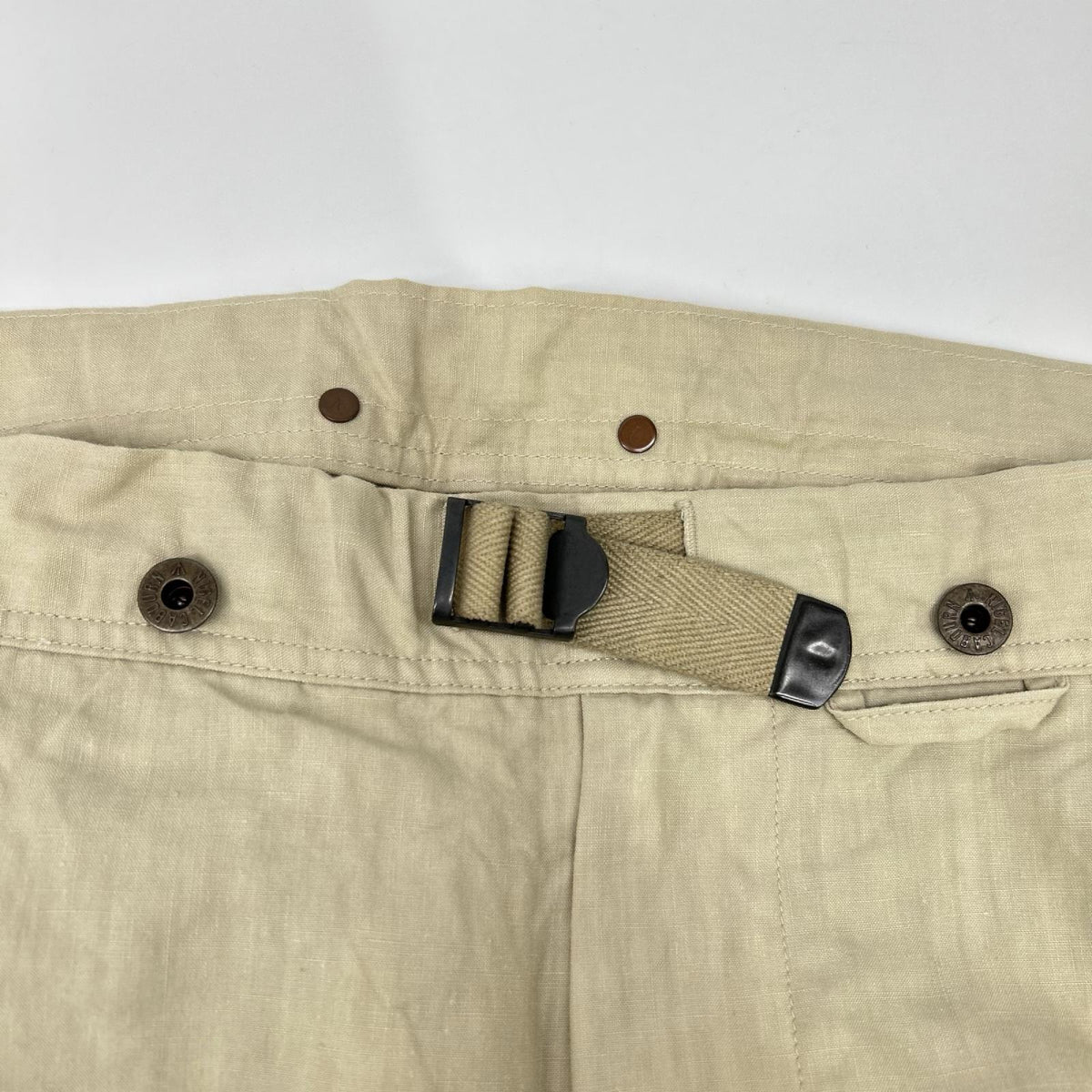 NIGEL CABOURN ナイジェルケーボン 8040ー00ー50007 リネン ワイドカーゴパンツ ボトムス
