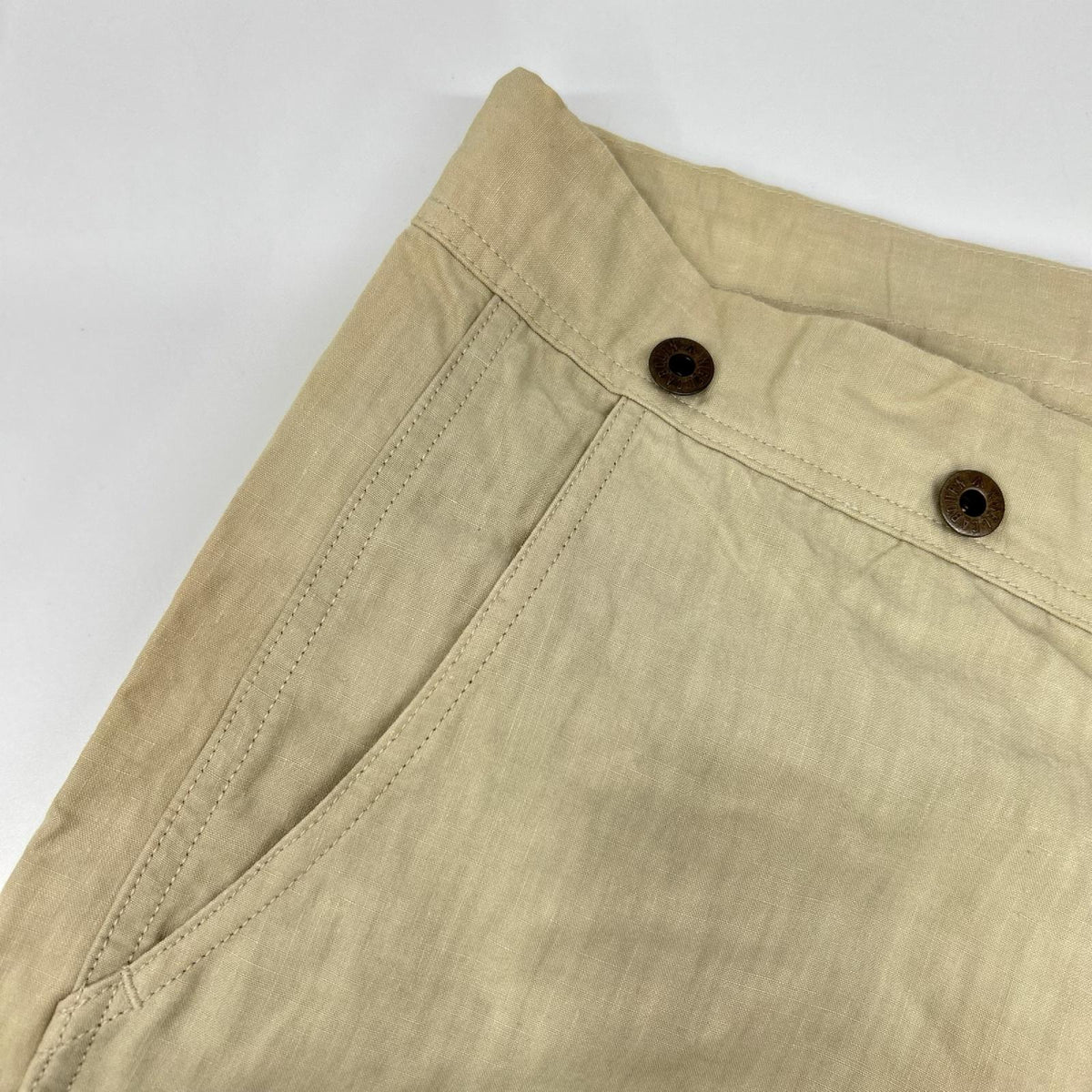 NIGEL CABOURN ナイジェルケーボン 8040ー00ー50007 リネン ワイドカーゴパンツ ボトムス