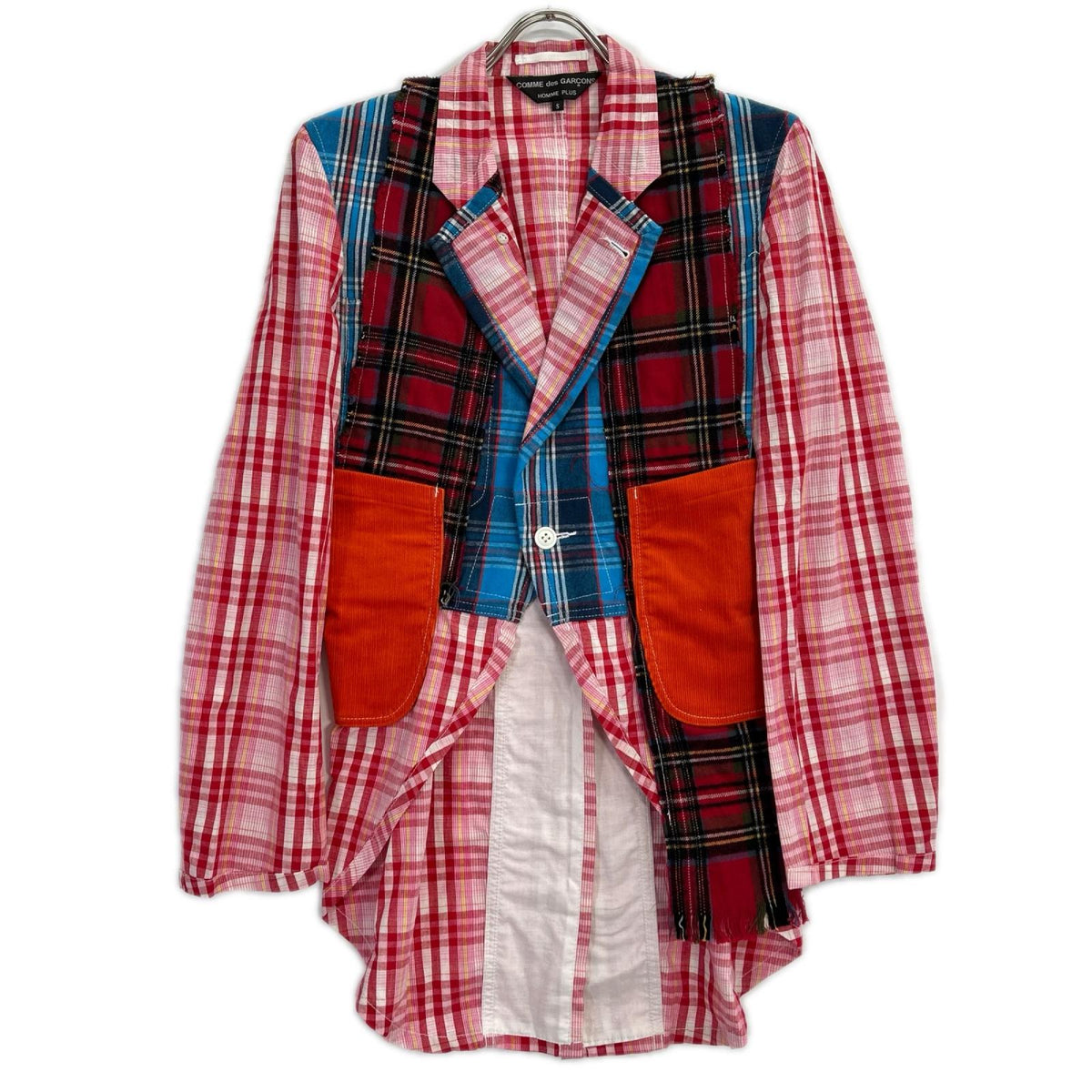 COMMEdesGARCONS HOMME PLUS コムデギャルソンオムプリュス AD2009 PE-J051 10SS ランダムコラージュ期パッチワークジャケット トップス