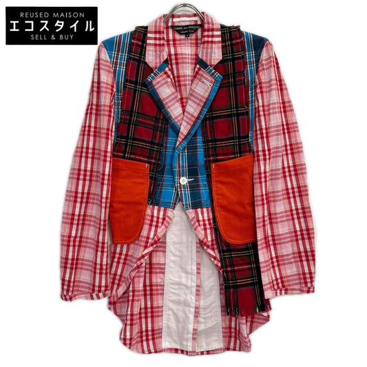 COMMEdesGARCONS HOMME PLUS コムデギャルソンオムプリュス AD2009 PE-J051 10SS ランダムコラージュ期パッチワークジャケット トップス