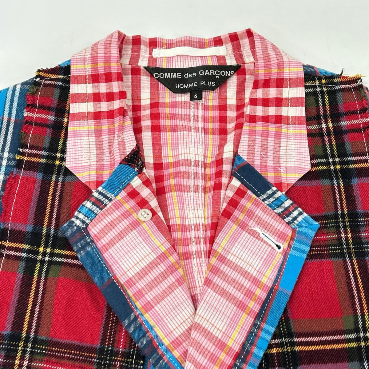 COMMEdesGARCONS HOMME PLUS コムデギャルソンオムプリュス AD2009 PE-J051 10SS ランダムコラージュ期パッチワークジャケット トップス