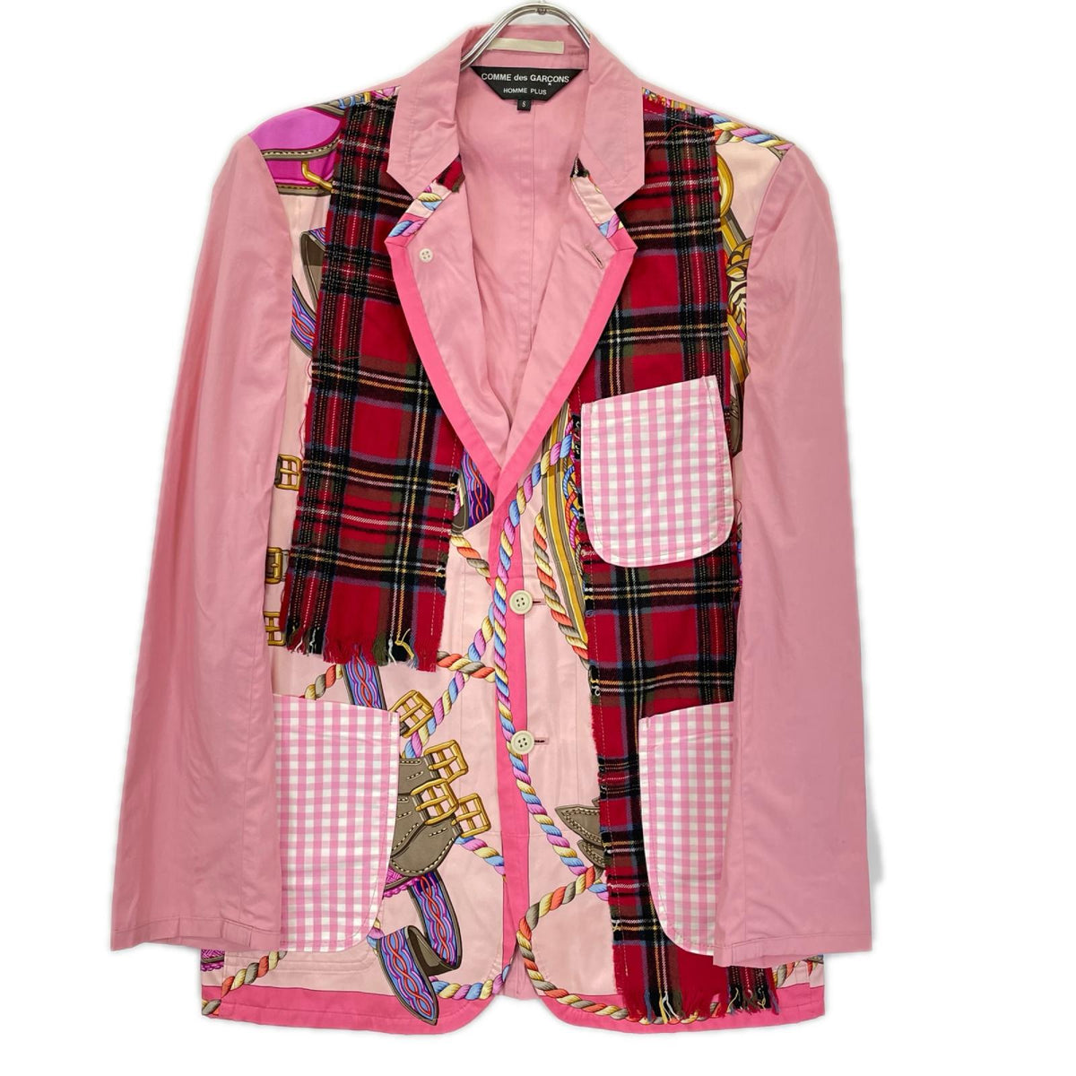 COMMEdesGARCONS HOMME PLUS コムデギャルソンオムプリュス AD2009 PE-J073 10SS ランダムコラージュ期パッチワークジャケット ジャケット