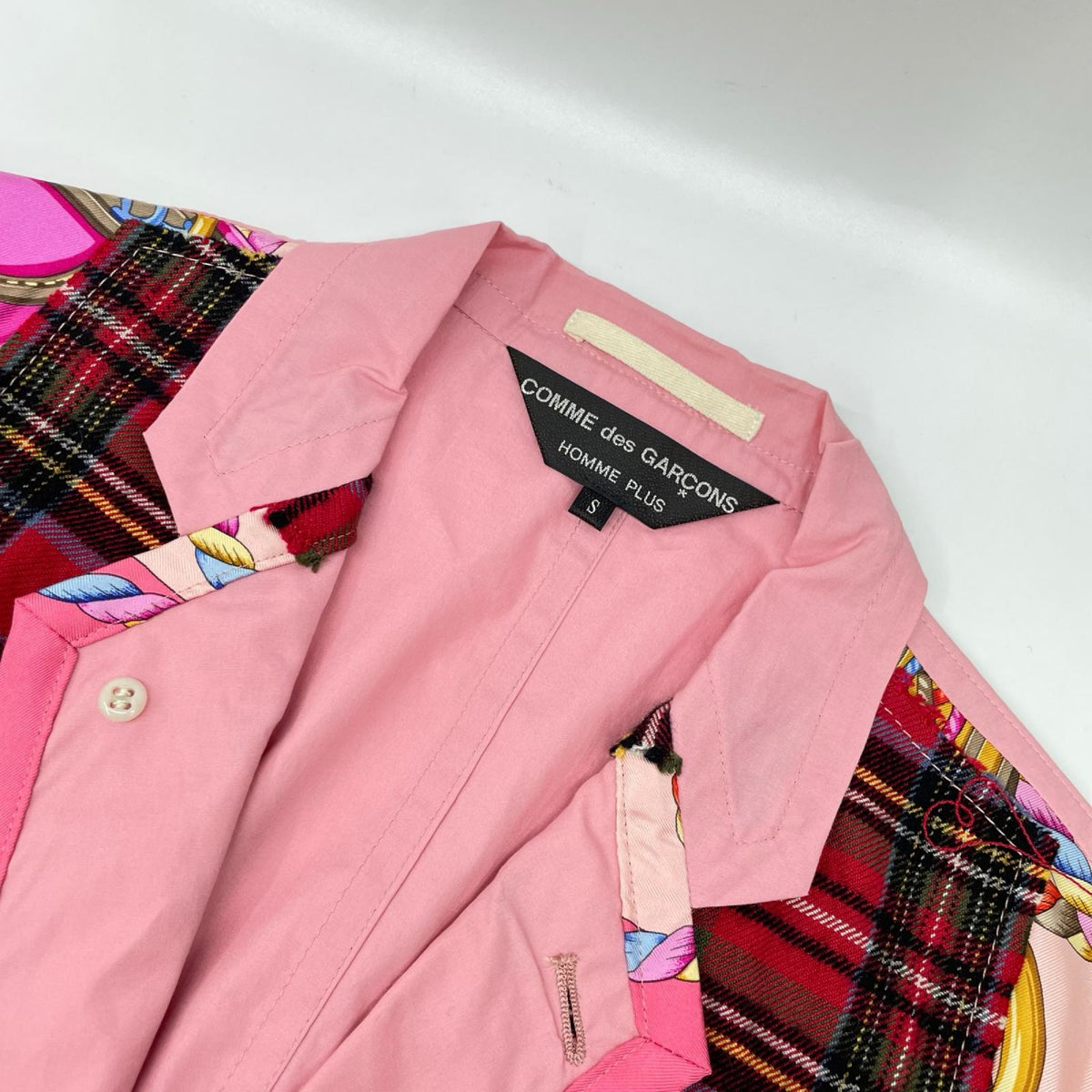 COMMEdesGARCONS HOMME PLUS コムデギャルソンオムプリュス AD2009 PE-J073 10SS ランダムコラージュ期パッチワークジャケット ジャケット