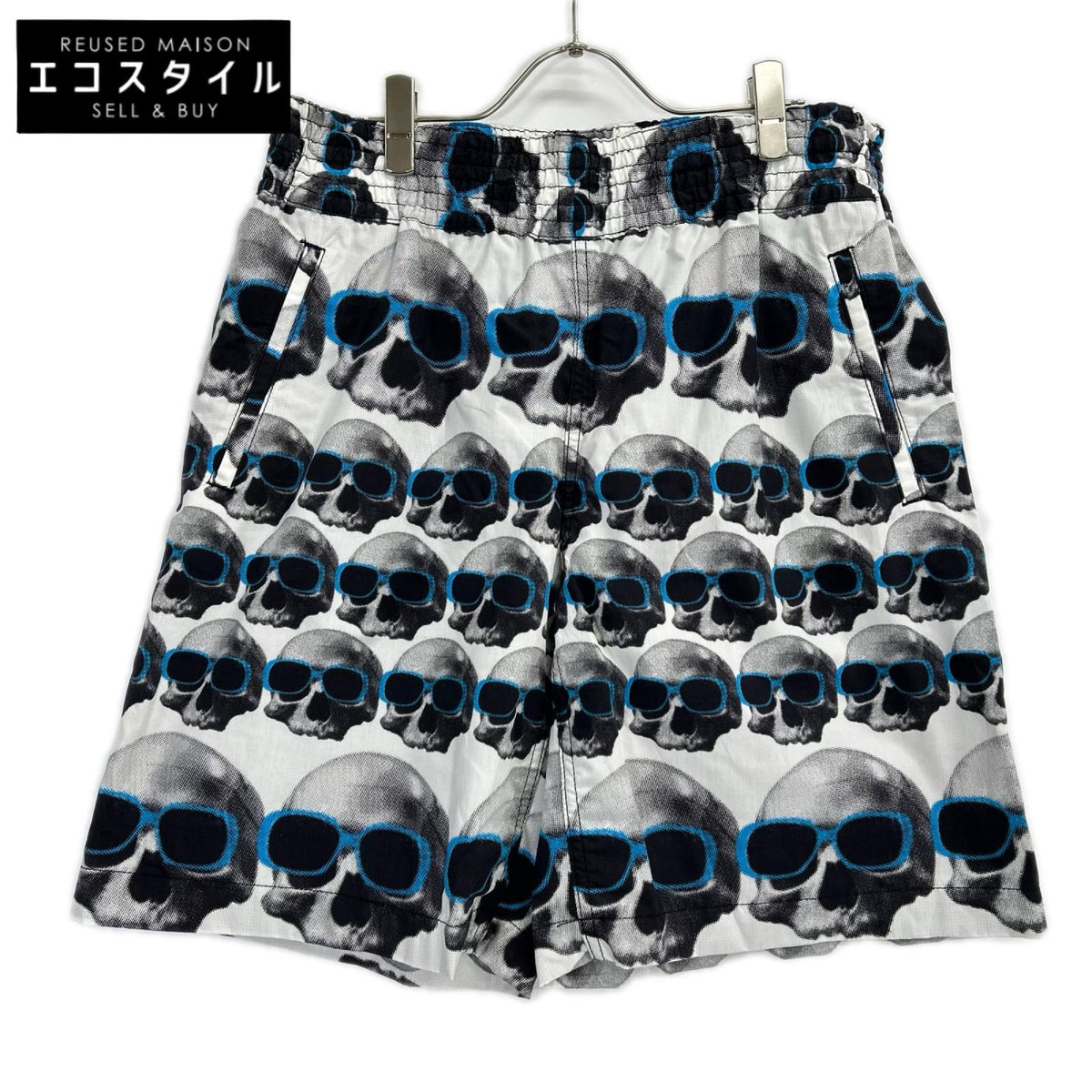 COMMEdesGARCONS HOMME PLUS コムデギャルソンオムプリュス AD2010 PG-P030 11SS スカルオブライフ期スカルショーツ ボトムス