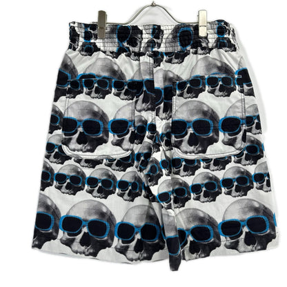COMMEdesGARCONS HOMME PLUS コムデギャルソンオムプリュス AD2010 PG-P030 11SS スカルオブライフ期スカルショーツ ボトムス