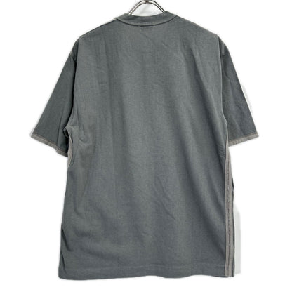 STONE ISLAND ストーンアイランド 38152F46/1250 グレー 20th Taping Tee ロゴ半袖Tシャツ トップス