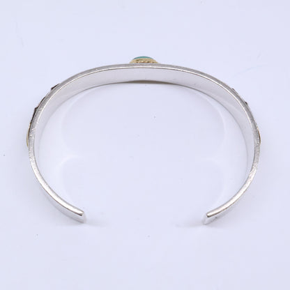 WASHIMITARO 鷲見太郎 M plain bangle 12mm 6x8 K18 cup turquoise 6x8 S feather K18 top 01 S feather K18 top 02 フェザー ターコイズ バングル