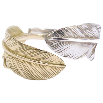 WASHIMITARO 鷲見太郎 S K18 feather & S feather ring フェザー リング 指輪