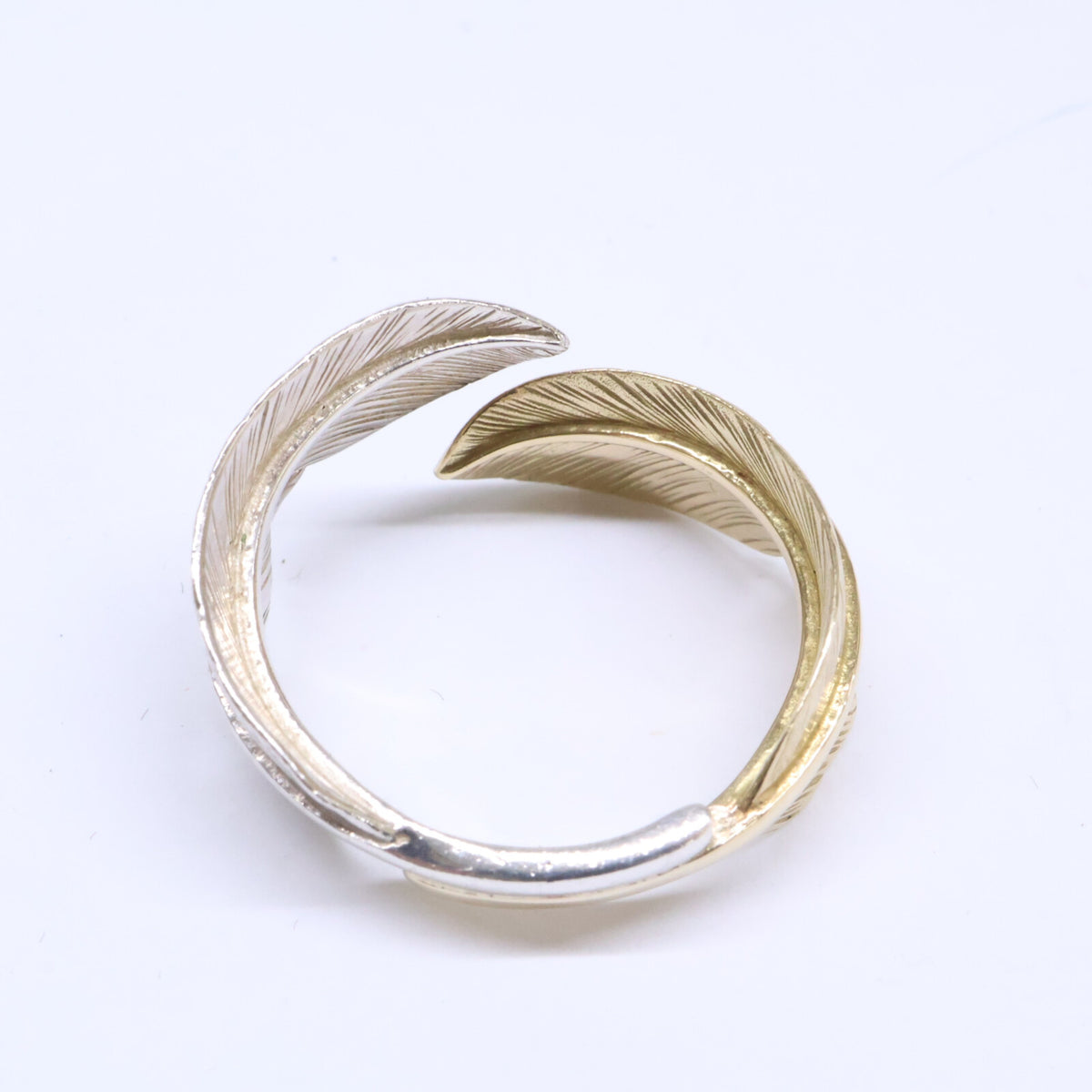 WASHIMITARO 鷲見太郎 S K18 feather & S feather ring フェザー リング 指輪