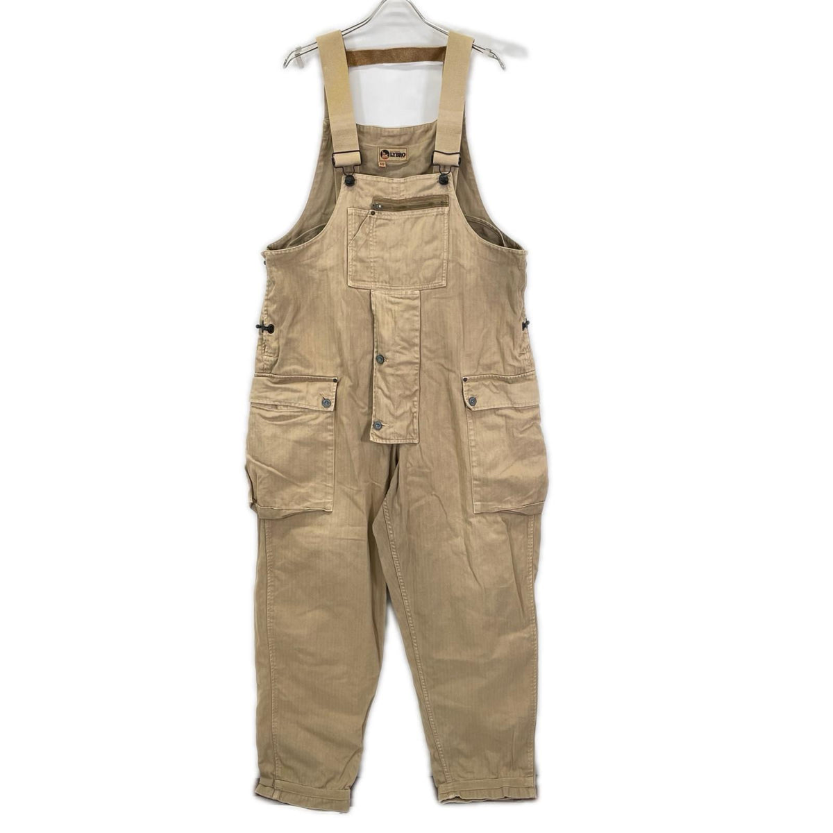 NIGEL CABOURN ナイジェルケーボン 8040-13-50500 LYBRO NAVAL DUNGAREE HERRINGBONE オーバーオール オーバーオール オールインワン