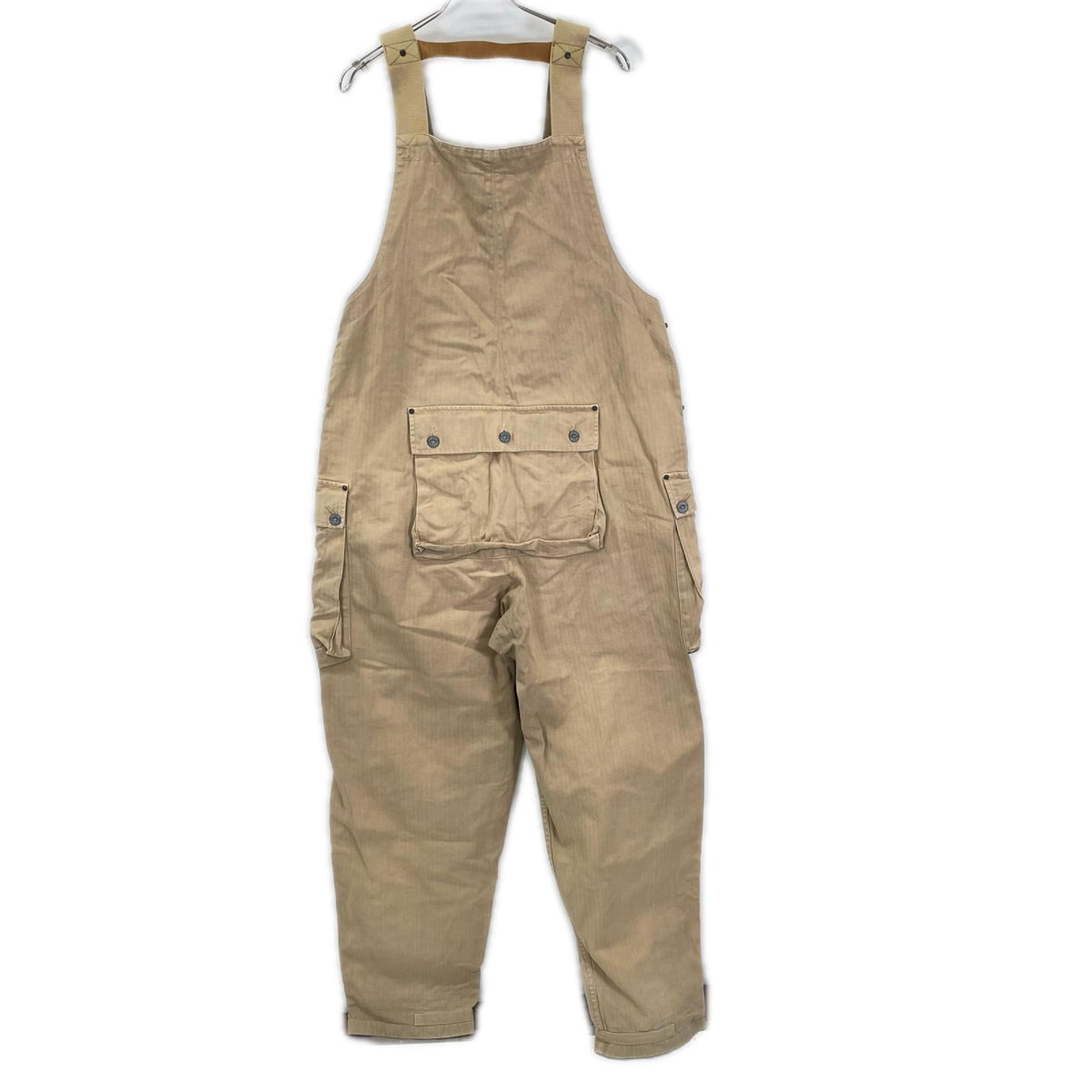 NIGEL CABOURN ナイジェルケーボン 8040-13-50500 LYBRO NAVAL DUNGAREE HERRINGBONE オーバーオール オーバーオール オールインワン