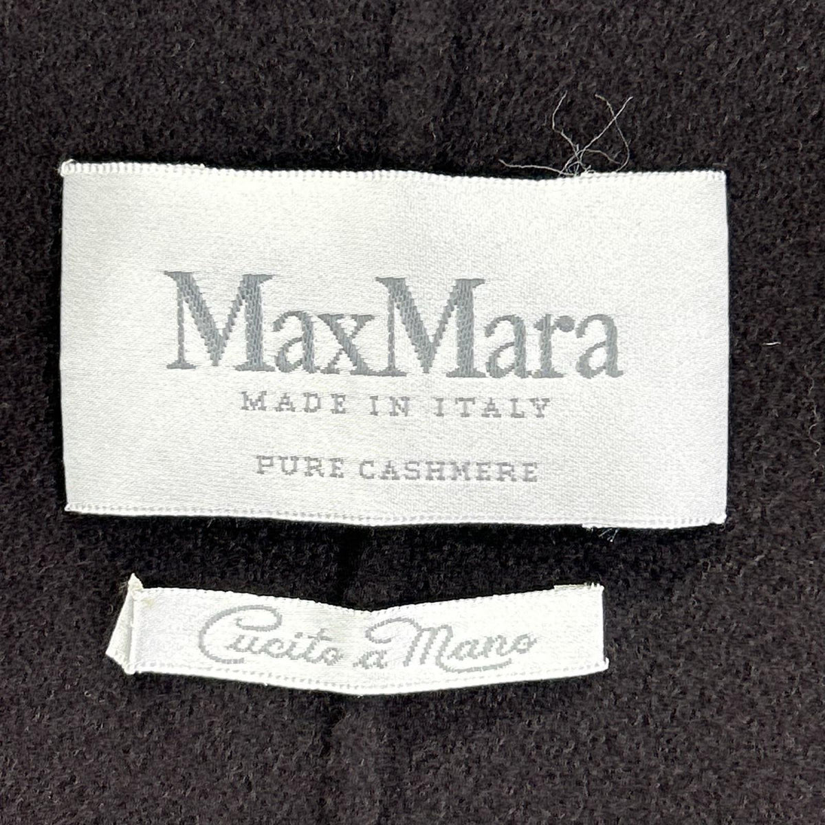 Max Mara マックスマーラ 10160489 ブラウン ピュアカシミヤ ロングコート コート