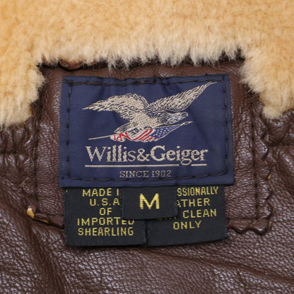 Anyweis WILLIS＆GEIGER ウィリスアンドガイガー M-445 ムートン フライトジャケット ジャケット