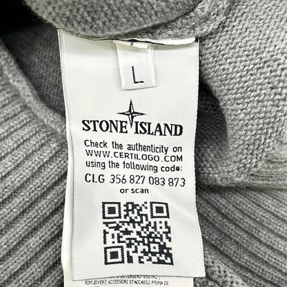 STONE ISLAND ストーンアイランド 6315520B5 グレー ニットセーター トップス