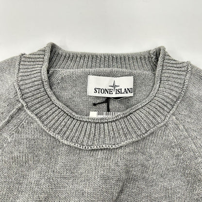 STONE ISLAND ストーンアイランド 6315520B5 グレー ニットセーター トップス