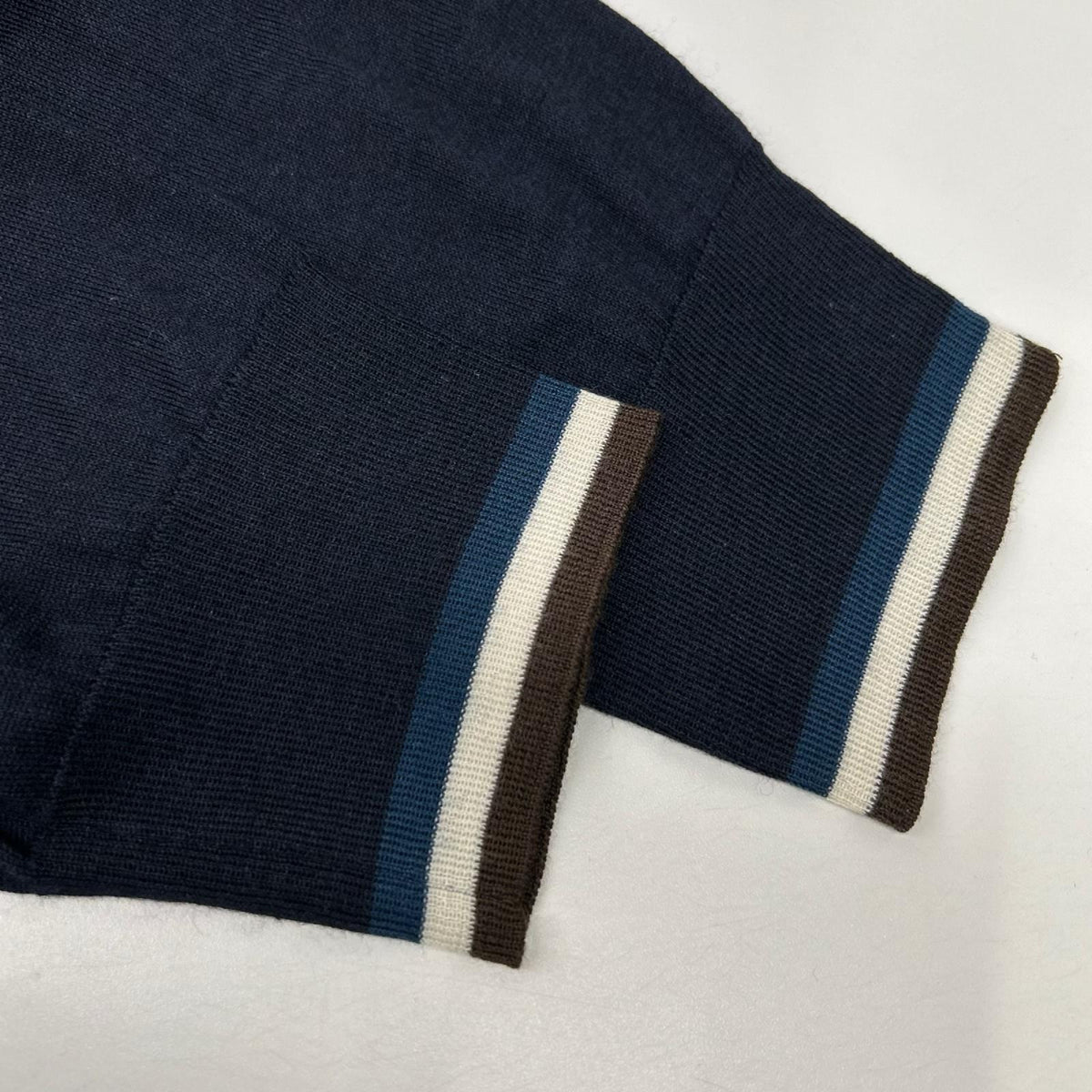 HERMES エルメス ネイビー カシミヤシルクラインネックニット トップス