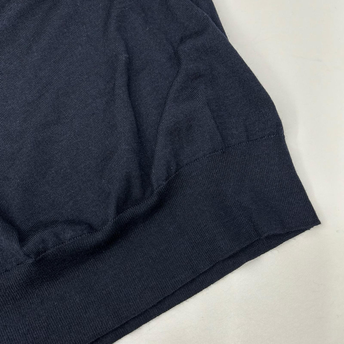 HERMES エルメス ネイビー カシミヤシルクラインネックニット トップス