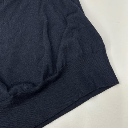 HERMES エルメス ネイビー カシミヤシルクラインネックニット トップス