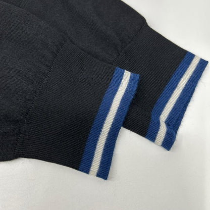 HERMES エルメス ブラック カシミヤシルクラインネックニット トップス