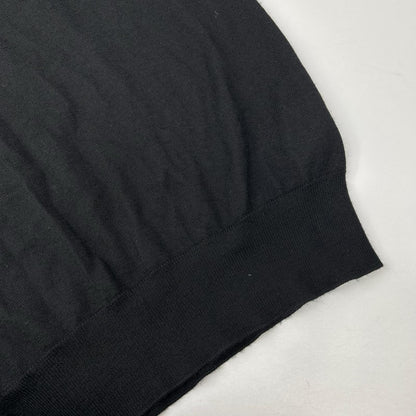 HERMES エルメス ブラック カシミヤシルクニット トップス