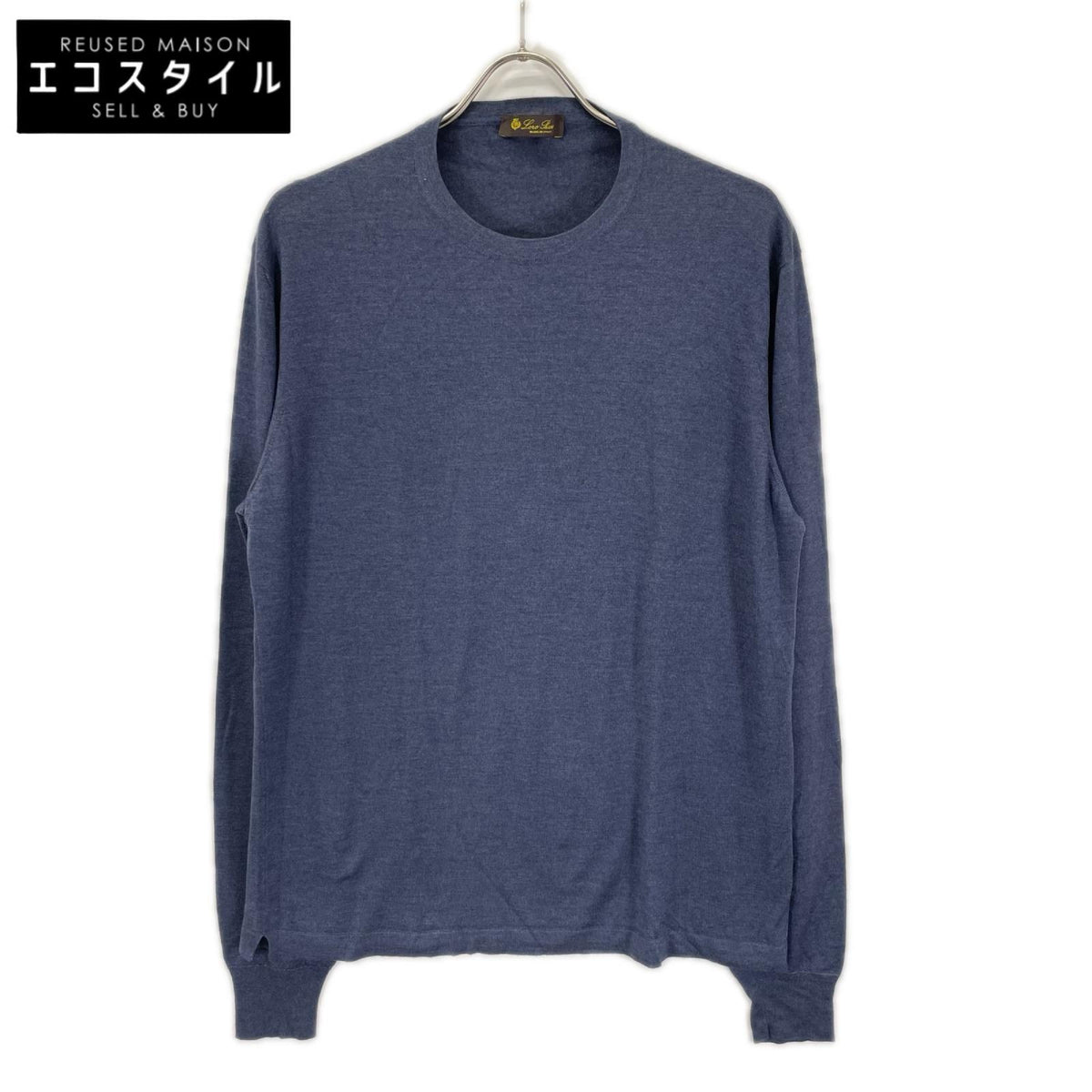 Loro Piana ロロピアーナ FAD5445/MAC3537 ネイビー カシミヤシルクニット トップス