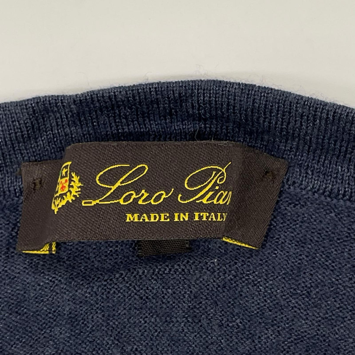 Loro Piana ロロピアーナ FAD5445/MAC3537 ネイビー カシミヤシルクニット トップス