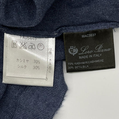 Loro Piana ロロピアーナ FAD5445/MAC3537 ネイビー カシミヤシルクニット トップス