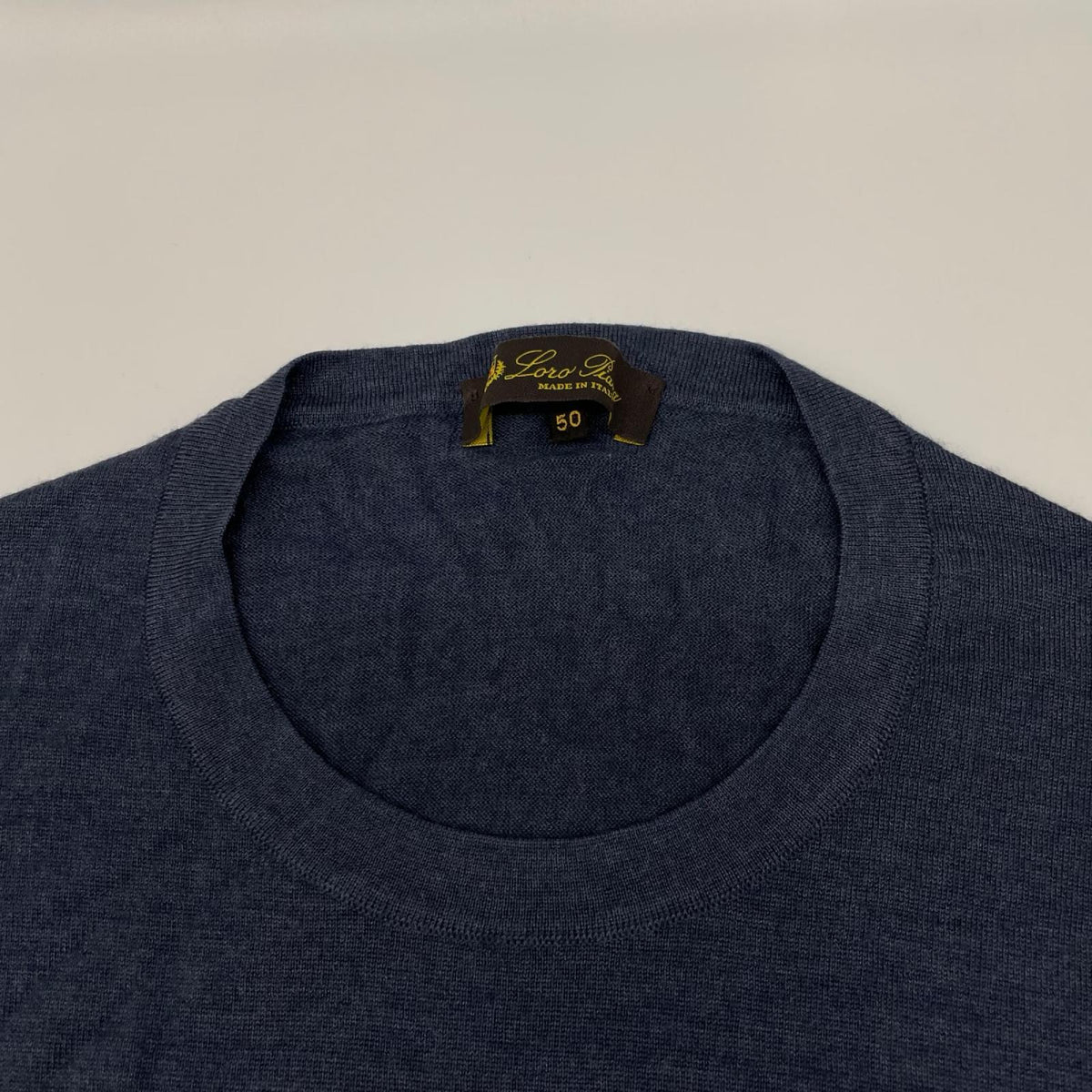 Loro Piana ロロピアーナ FAD5445/MAC3537 ネイビー カシミヤシルクニット トップス