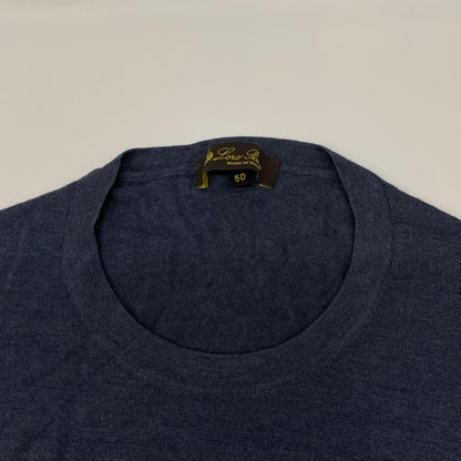 Loro Piana ロロピアーナ FAD5445/MAC3537 ネイビー カシミヤシルクニット トップス