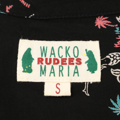 WACKO MARIA WACKOMARIA 黑色美人鱼夏威夷衬衫上衣