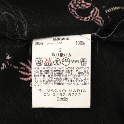 WACKO MARIA WACKOMARIA 黑色美人鱼夏威夷衬衫上衣