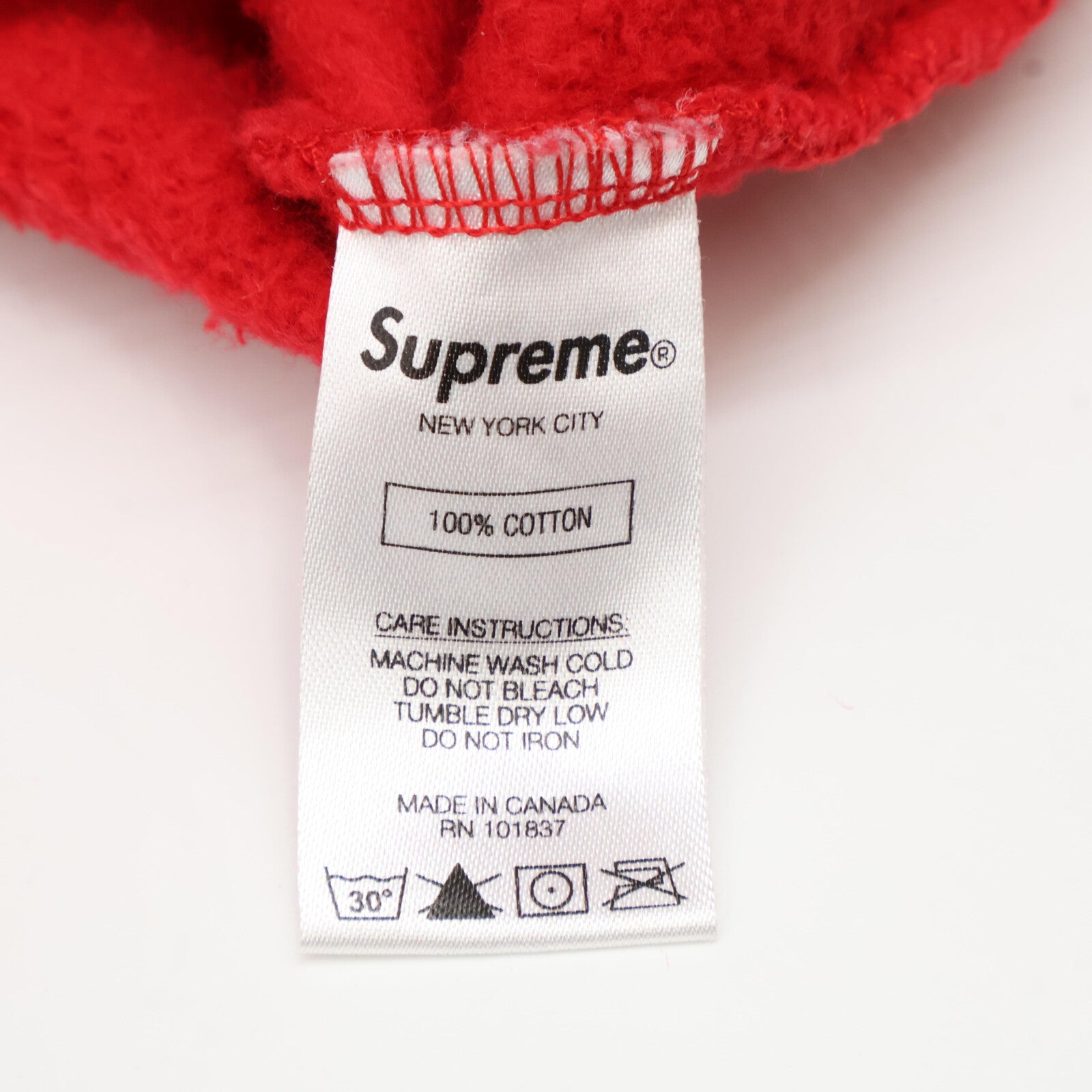 Supreme シュプリーム Illegal business hoodie ﾚｯﾄﾞ ﾌｰﾃﾞｨ トップス S メンズ