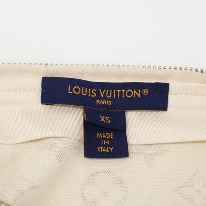 LOUIS VUITTON ルイヴィトン RW241WJ FQTS19 ベージュ モノグラムジップTシャツ トップス