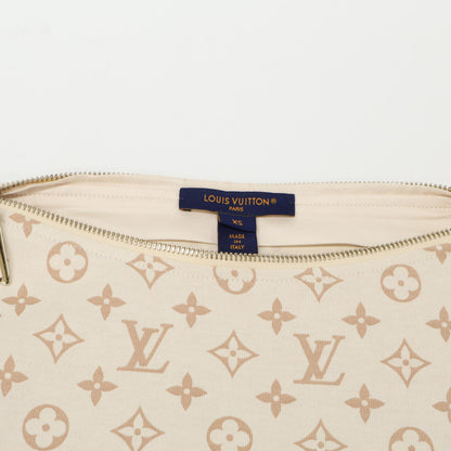 LOUIS VUITTON ルイヴィトン RW241WJ FQTS19 ベージュ モノグラムジップTシャツ トップス