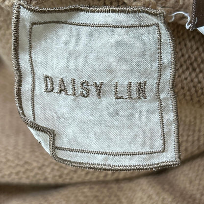 DAISY LIN デイジーリン ブラウン コットン タートルネック ロングスリーブニット トップス