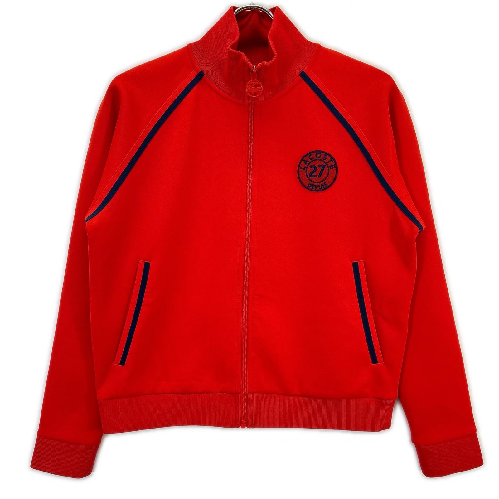 Lacoste ラコステ SF0631 レッド スタンドカラートラックジャケット