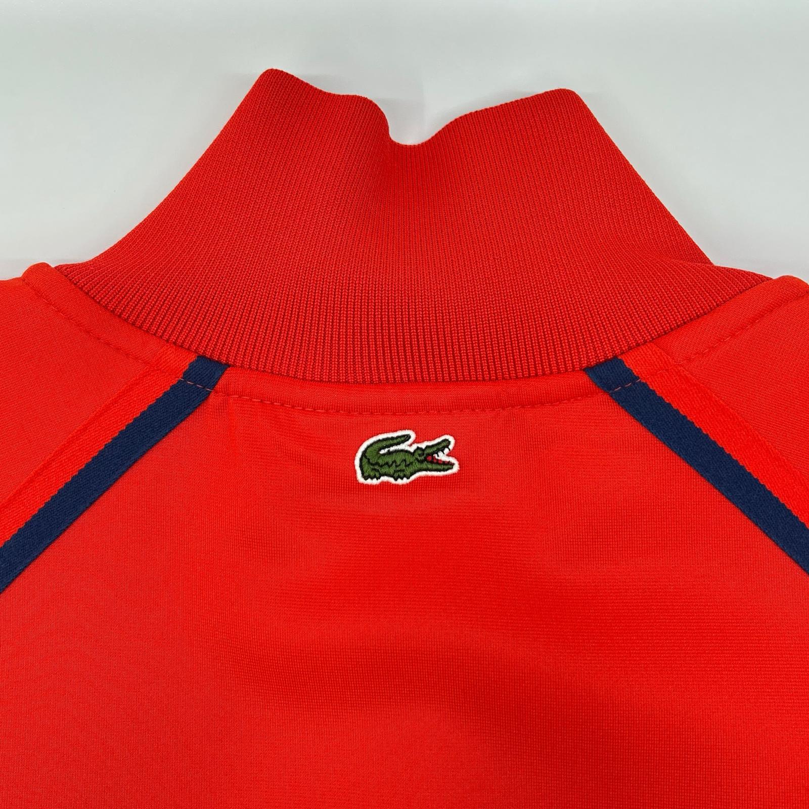 Lacoste ラコステ SF0631 レッド スタンドカラートラックジャケット ジャケット