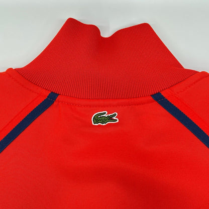 Lacoste ラコステ SF0631 レッド スタンドカラートラックジャケット ジャケット