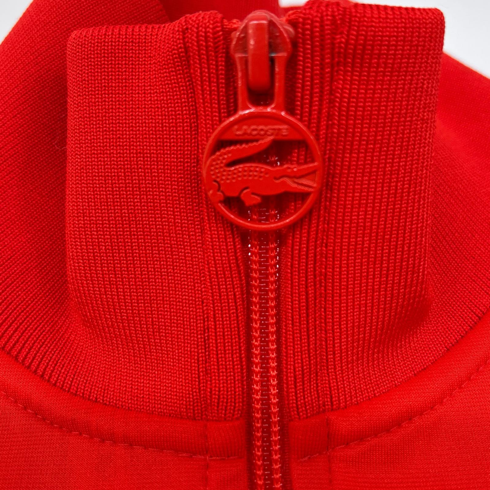 Lacoste ラコステ SF0631 レッド スタンドカラートラックジャケット ジャケット