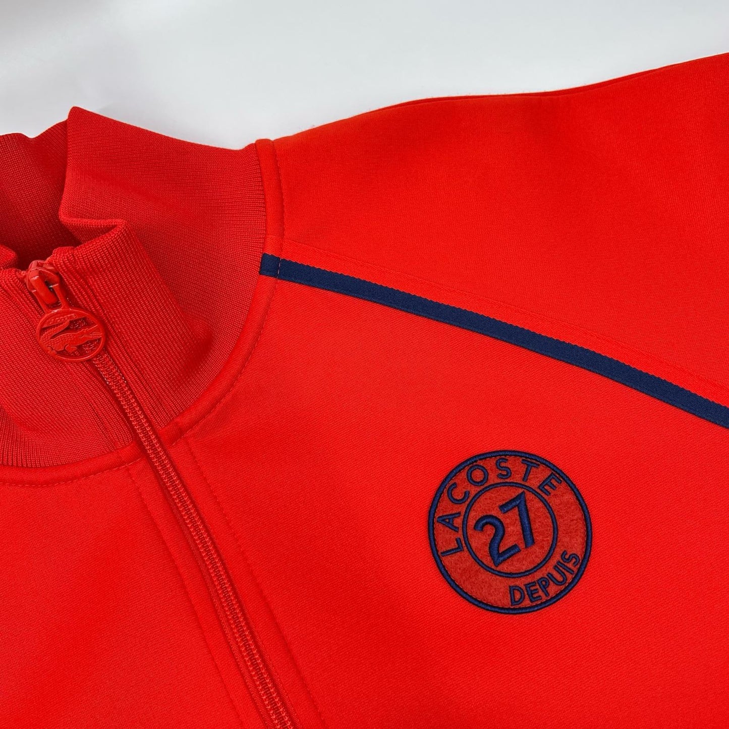 Lacoste ラコステ SF0631 レッド スタンドカラートラックジャケット ジャケット