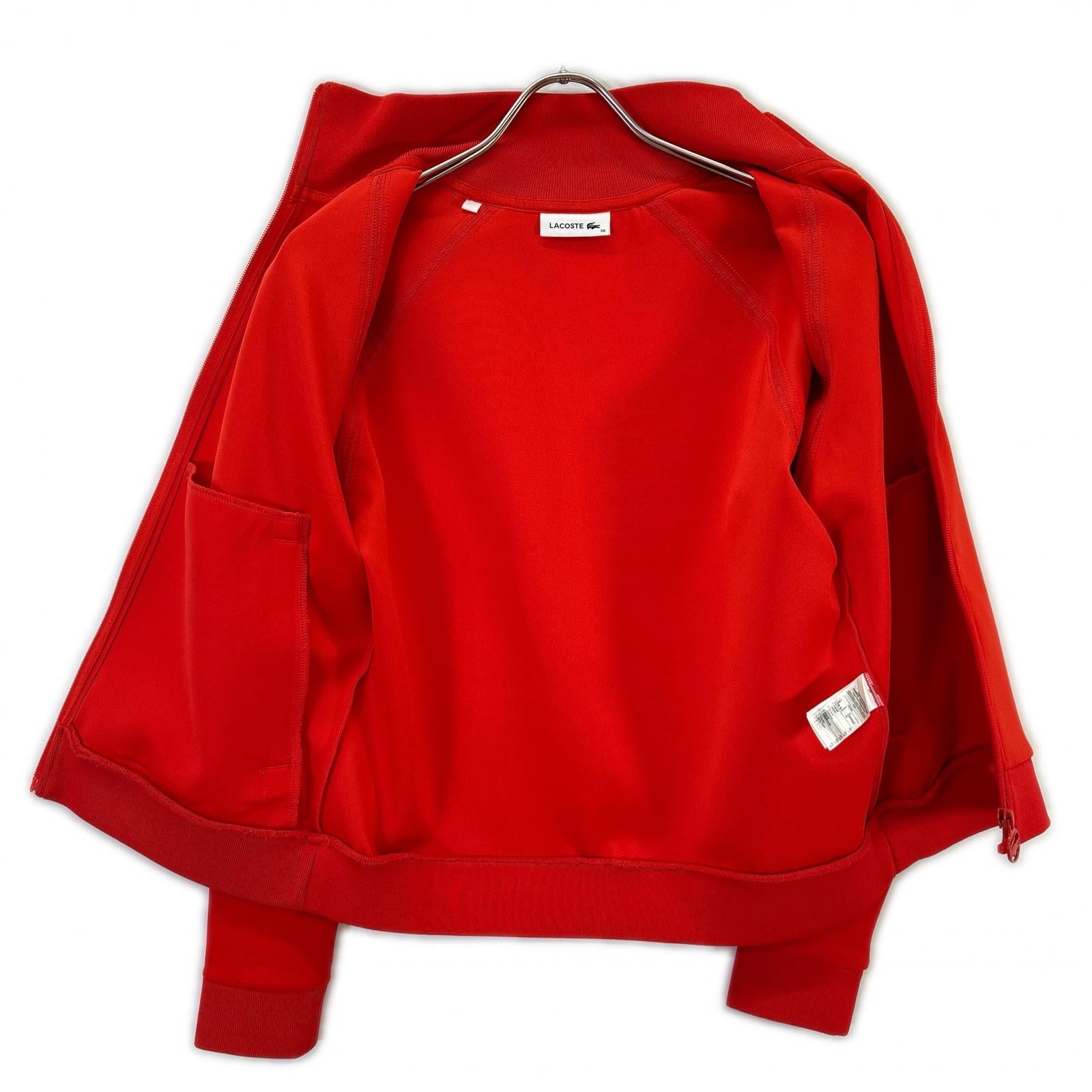 Lacoste ラコステ SF0631 レッド スタンドカラートラックジャケット