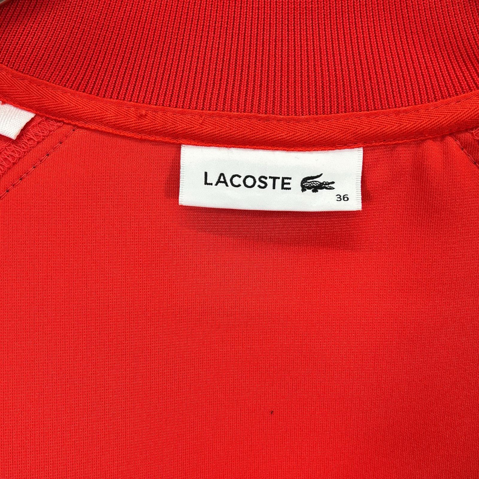 Lacoste ラコステ SF0631 レッド スタンドカラートラックジャケット ジャケット