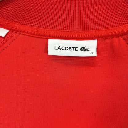 Lacoste ラコステ SF0631 レッド スタンドカラートラックジャケット ジャケット
