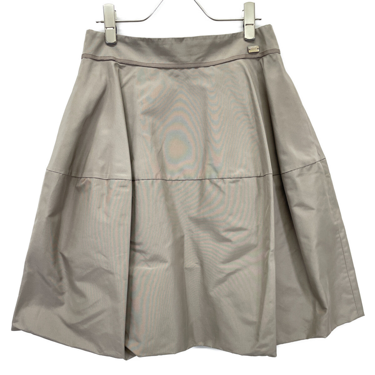 FOXEY Foxey 33308 Beige Silk Balloon Skirt Skirt 40 Ladies