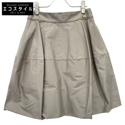 FOXEY Foxey 33308 Beige Silk Balloon Skirt Skirt 40 Ladies