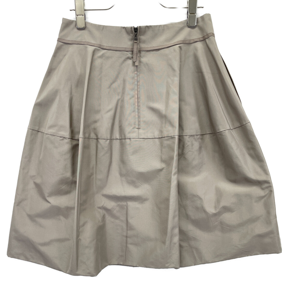 FOXEY Foxey 33308 Beige Silk Balloon Skirt Skirt 40 Ladies